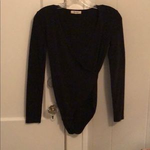 Madewell Black LS Bodysuit